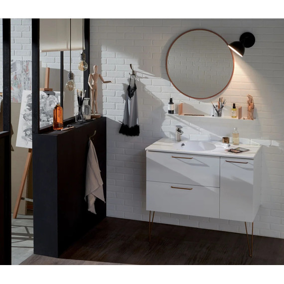 Зеркало Jacob Delafon Odeon Rive Gauche 70 см EB1177-CPR, медь - фото 3