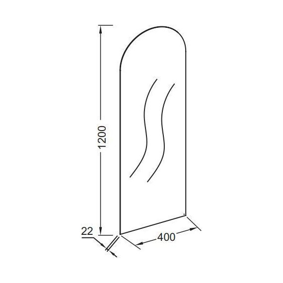 Зеркало Jacob Delafon Candide 40 см EB1424-NF - фото 3