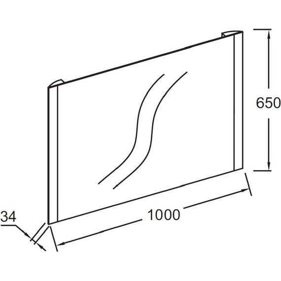 Зеркало Jacob Delafon Replique Led 100 см EB1474-NF - фото 4
