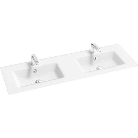 Тумба подвесная с раковиной Jacob Delafon Sherwood 140 см EB1835RU-P13, состаренный дуб (раковина EB1832RU-DE1, цвет белый матовый) - фото 3