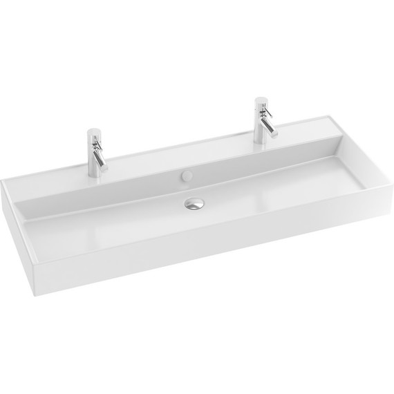 Тумба подвесная с раковиной Jacob Delafon Vivienne 120 см EB1509-E52-N18, дуб табак/белый - фото 2