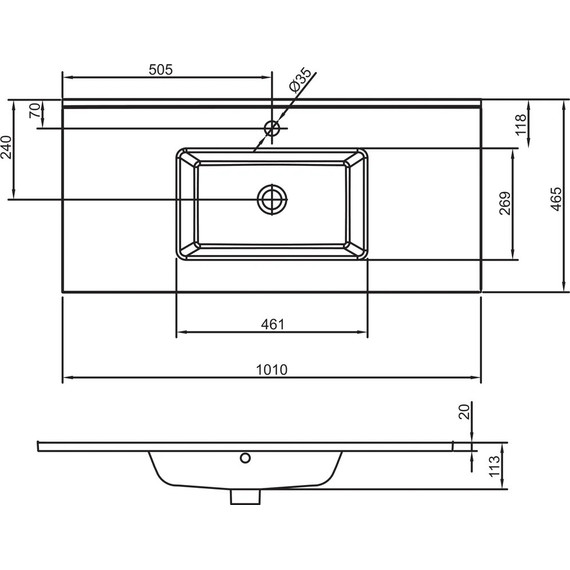 Тумба подвесная с раковиной Jacob Delafon Tolbiac 100 см EB2383-J5, белый глянцевый (раковина EXUA112-00) - фото, картинка 4 Тумба подвесная с раковиной Jacob Delafon Tolbiac 100 см EB2383-J5, белый глянцевый (раковина EXUA112-00) - фото 4