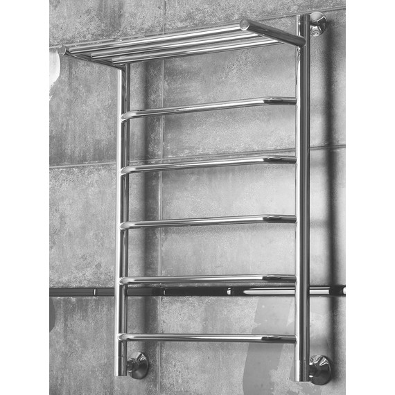 Полотенцесушитель водяной Тругор Браво НК1 с полкой П6 500x800 мм 00-00021814 - фото, картинка 4 Полотенцесушитель водяной Тругор Браво НК1 с полкой П6 500x800 мм 00-00021814 - фото 4