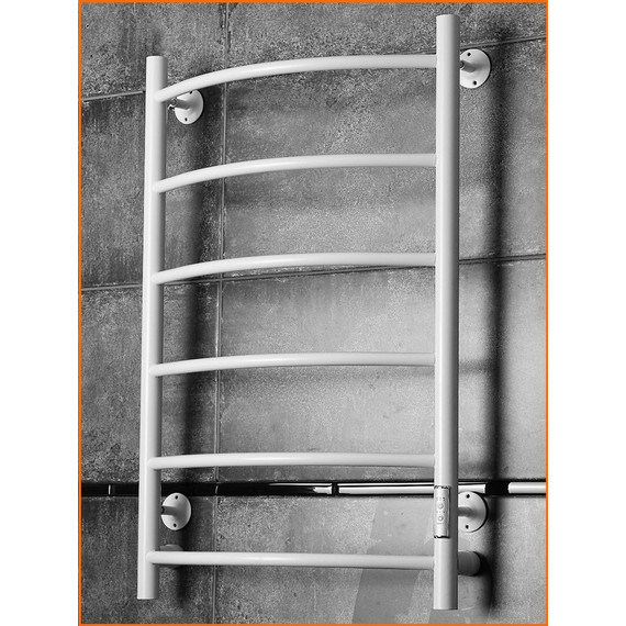 Полотенцесушитель электрический Тругор Пэк сп 5 ВГП 500х800 мм, белый (возможность скрытого подключения) 00-00036148 - фото, картинка 2 Полотенцесушитель электрический Тругор Пэк сп 5 ВГП 500х800 мм, белый (возможность скрытого подключения) 00-00036148 - фото 2