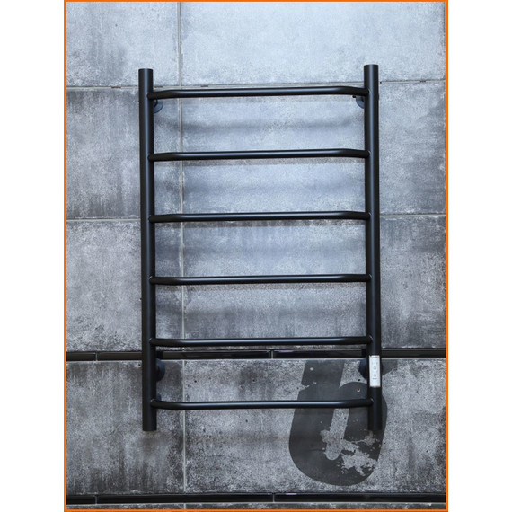 Полотенцесушитель электрический Тругор Пэк сп 6 ВГП 500х800 мм, чёрный (возможность скрытого подключения) 00-00035960 - фото 3