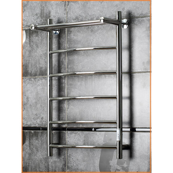 Полотенцесушитель электрический Тругор Пэк сп 5 с полкой П6 400х800 мм (возможность скрытого подключения) 00-00031627 - фото 3