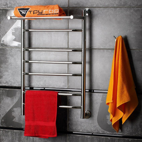Полотенцесушитель водяной Тругор Браво НК3 с полкой П7 600x800 мм 00-00021836 - фото 3