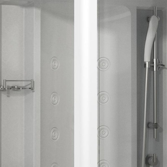 Душевая кабина Радомир Диана 1 118x108 см, белый/прозрачное - фото 3