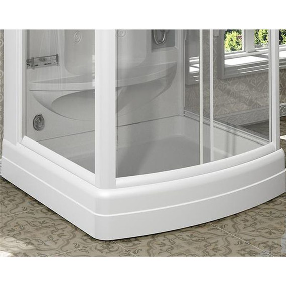 Душевая кабина Радомир Диана 1 118x108 см, белый/прозрачное - фото 6