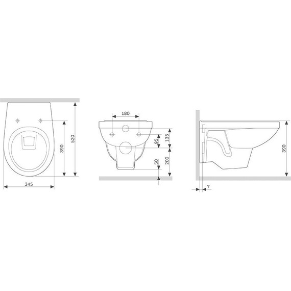 Инсталляция Berges Wasserhaus Novum с подвесным унитазом Gamma 042425 - фото 9