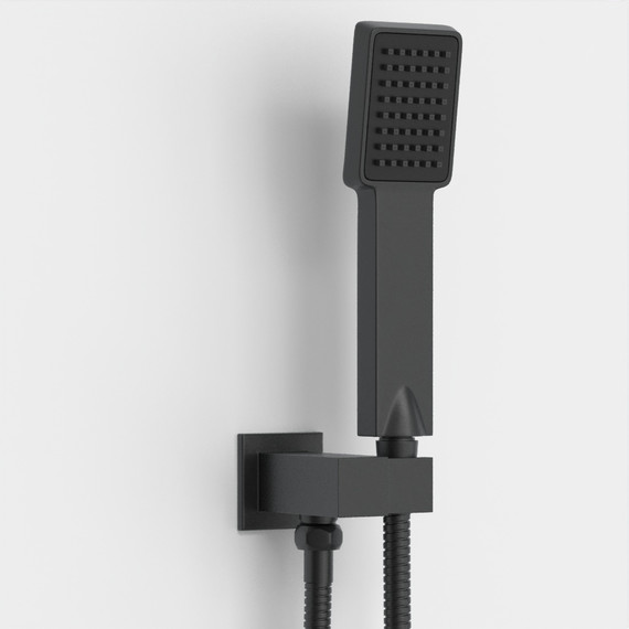 Душевая система для ванны Berges Wasserhaus Nardis 3S 071006, черный матовый - фото 5