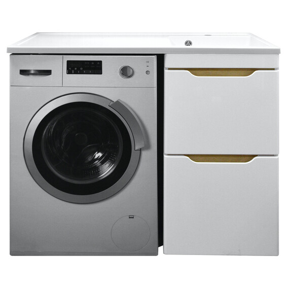 Тумба напольная с раковиной-столешницей Azario Magenta 110 см R CS00079140 - фото 