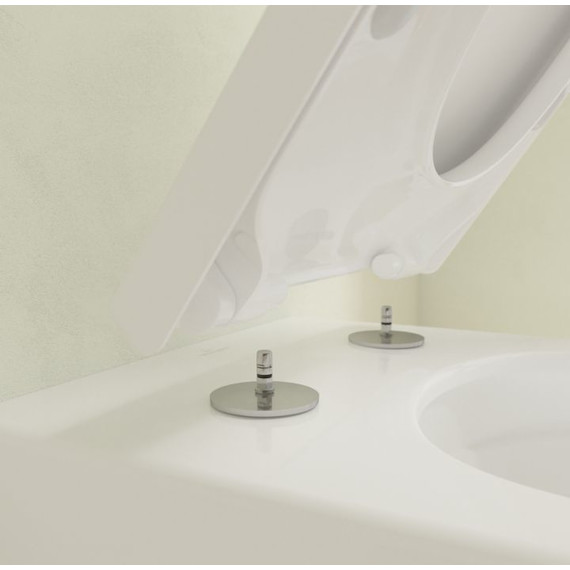 Унитаз подвесной безободковый Villeroy&Boch Subway 3.0 4670TS01 с крышкой микролифт - фото 8