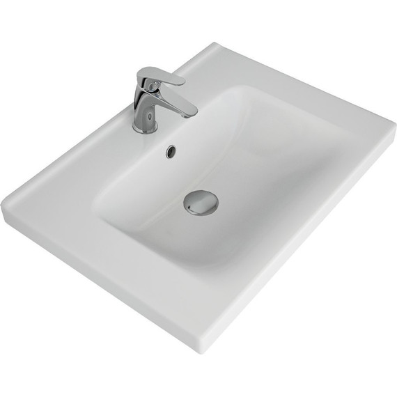 Тумба подвесная с раковиной Dreja Big Inn 65 см 77.0202D, дуб кантри - фото, картинка 12 Тумба подвесная с раковиной Dreja Big Inn 65 см 77.0202D, дуб кантри - фото 12