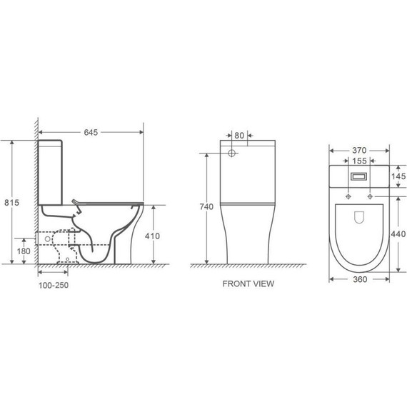 Унитаз-компакт безободковый Azario Ambra AZ-848 с крышкой микролифт - фото, картинка 6 Унитаз-компакт безободковый Azario Ambra AZ-848 с крышкой микролифт - фото 6