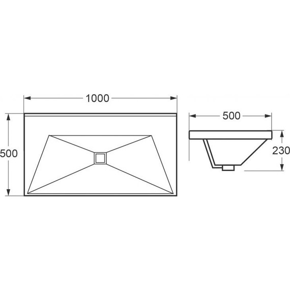 Тумба подвесная с раковиной Cezares MOLVENO-100-2C-SO-LB 100 см, Legno Bianco (раковина CZR-1188-1000/500) - фото 4