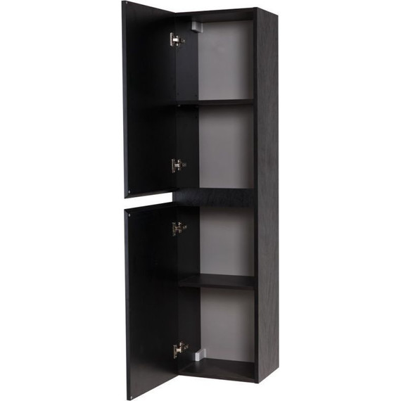 Пенал подвесной Cezares MOLVENO-1600-2A-SC-NR 40 см, Nero - фото 3