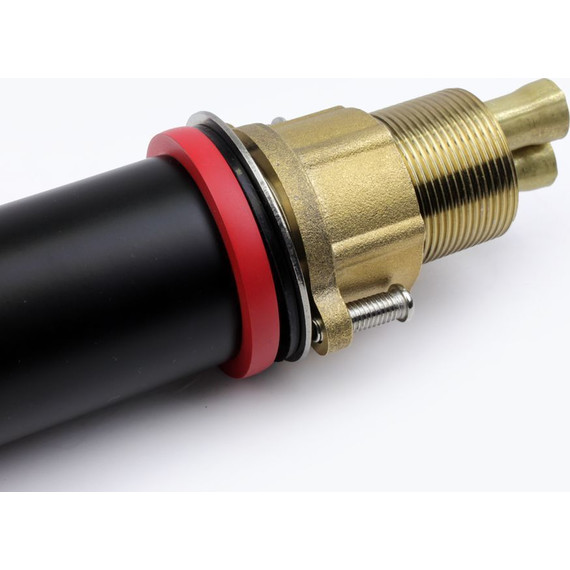 Смеситель для раковины Bronze de Luxe Avantgarde 2010RH, черный матовый/красный - фото 6