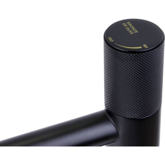 Смеситель для раковины высокий Bronze de Luxe Avantgarde 2030H, черный матовый - фото 2