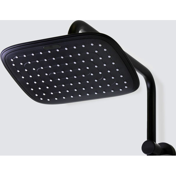 Душевая стойка Bronze de Luxe Avantgarde 2039RGB, чёрный матовый/розовое золото - фото 4