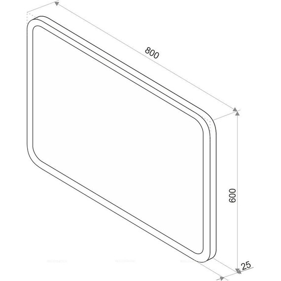 Зеркало Sintesi Jano 80 см SIN-SPEC-JANO-80 - фото 11