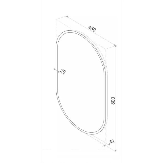 Зеркало Sintesi Tito 45 см SIN-SPEC-TITO-45 - фото 11