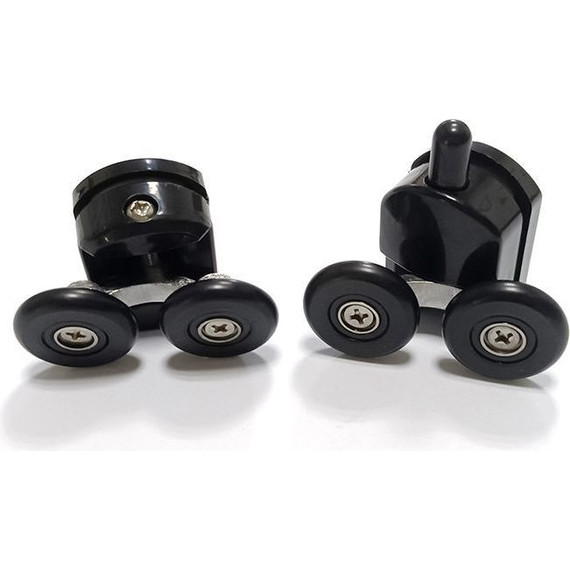 Душевая дверь Abber Schwarzer Diamant 140 см AG30140BH, черный/прозрачное - фото 3