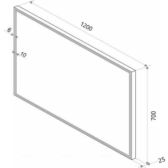 Зеркало Sintesi Armadio Black 120 см SIN-SPEC-ARMADIO-black-120 - фото 11