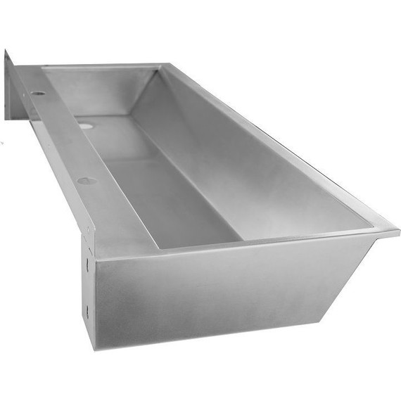 Раковина подвесная антивандальная Тругор L=1,2 м (слив справа) - фото 3