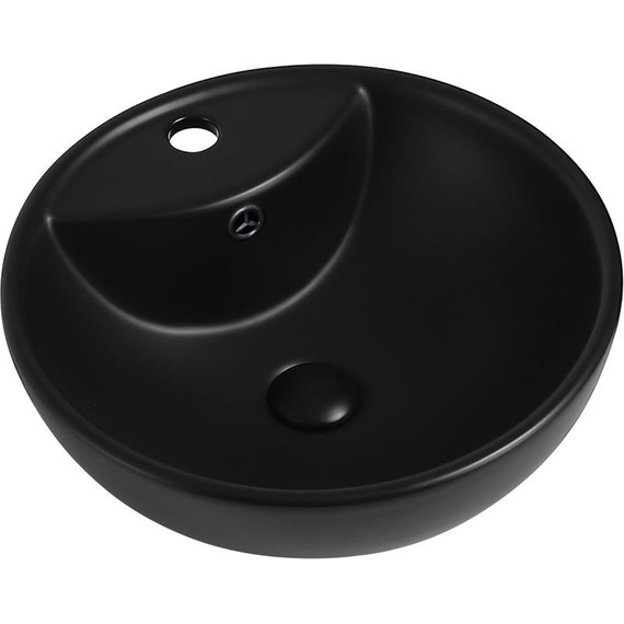 Раковина-чаша Abber Bequem 46 см AC2101MB, черный матовый - фото 2