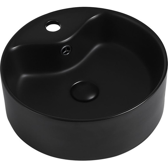 Раковина-чаша Abber Bequem 41 см AC2104MB, черный матовый - фото 2