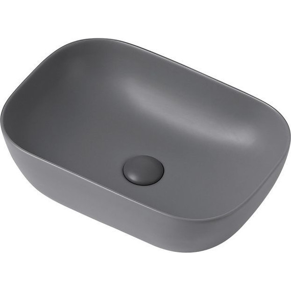 Раковина-чаша Abber Rechteck 46 см AC2200MG, серый матовый - фото 3