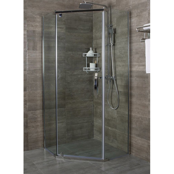 Душевое ограждение ALEX BAITLER AB215-90 90х90 см, хром/прозрачное (8 мм) - фото 2