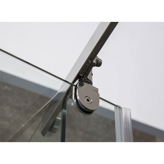 Душевое ограждение ALEX BAITLER AB215-90 90х90 см, хром/прозрачное (8 мм) - фото 5