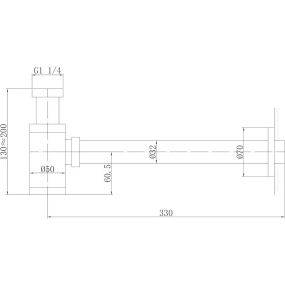 Сифон для умывальника Abber Bequem AF0030B, черный матовый - фото, картинка 2 Сифон для умывальника Abber Bequem AF0030B, черный матовый - фото 2