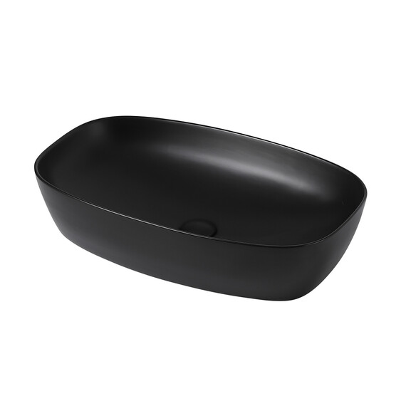 Раковина-чаша Abber Rechteck 60 см AC2206MB, черный матовый - фото 