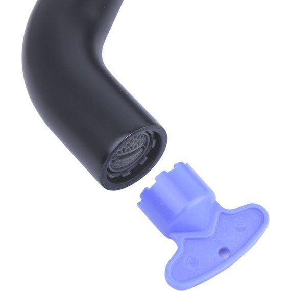 Смеситель для раковины Bronze de Luxe Scandi 1451B, черный матовый, Цвет производителя: чёрный матовый - фото 4