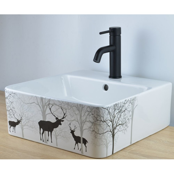 Смеситель для раковины Bronze de Luxe Scandi 1451B, черный матовый, Цвет производителя: чёрный матовый - фото 7