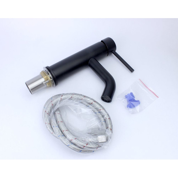 Смеситель для раковины Bronze de Luxe Scandi 1451B, черный матовый, Цвет производителя: чёрный матовый - фото 8