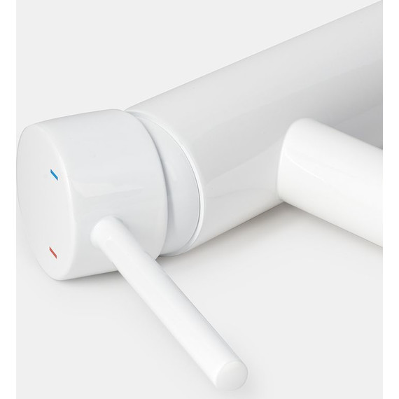 Смеситель для раковины Bronze de Luxe Scandi 1451W, белый глянцевый, Цвет производителя: белый глянцевый - фото 6