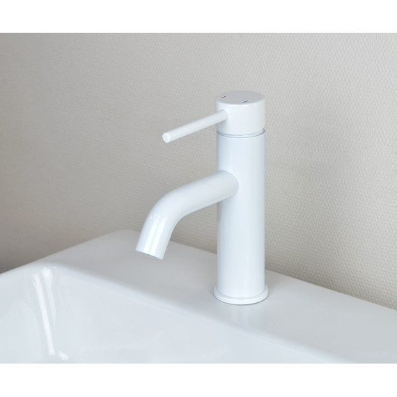 Смеситель для раковины Bronze de Luxe Scandi 1451W, белый глянцевый, Цвет производителя: белый глянцевый - фото 8