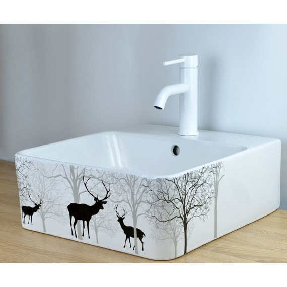 Смеситель для раковины Bronze de Luxe Scandi 1451W, белый глянцевый, Цвет производителя: белый глянцевый - фото 9