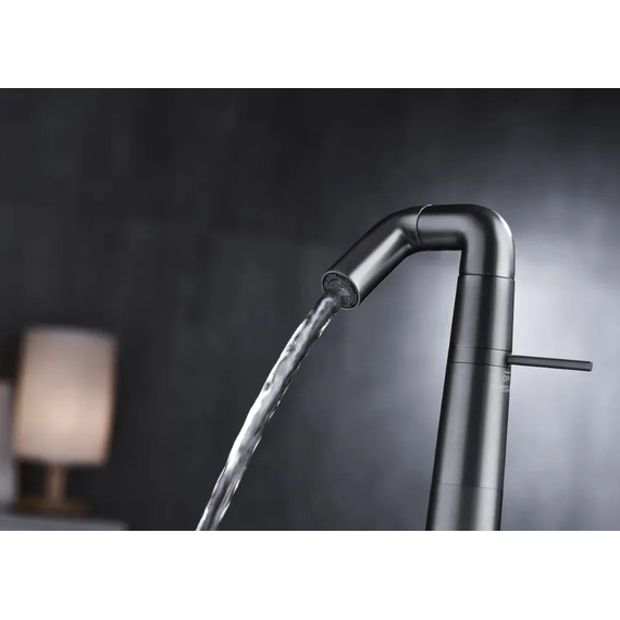 Смеситель для раковины высокий Haiba HB11813-7, черный матовый - фото 7
