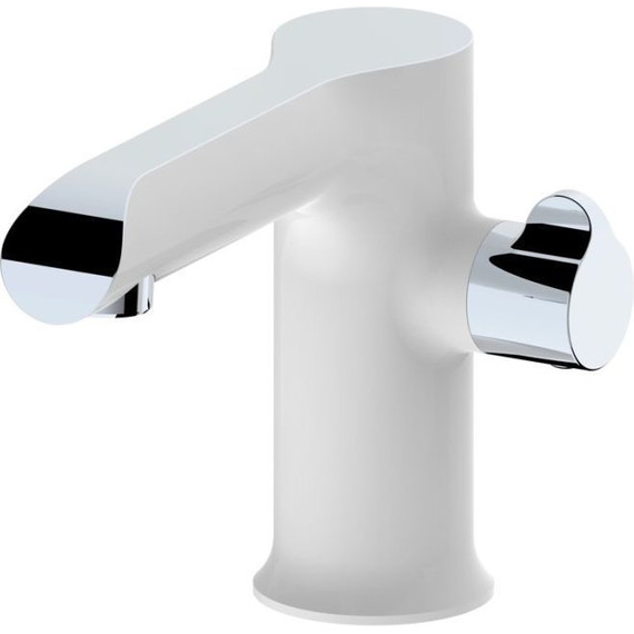 Смеситель для ванны Haiba HB80805-8, белый/хром - фото 3