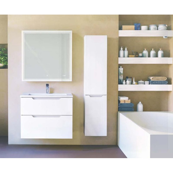 Пенал подвесной Jorno Slide 33 см Sli.04.150/P/W, белый - фото 3