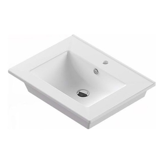 Тумба подвесная с раковиной Comforty Лаура-60-2 см, белый - фото, картинка 2 Тумба подвесная с раковиной Comforty Лаура-60-2 см, белый - фото 2