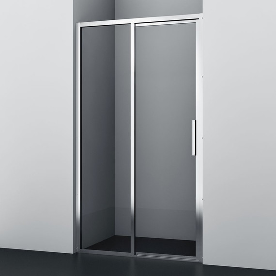 Душевая дверь WasserKraft Lopau 120 см 32S05L, хром/прозрачное - фото 