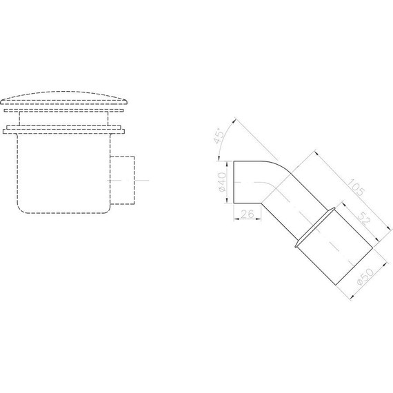 Редуктор сифона Ravak X01304 DN40/50 - фото, картинка 2 Редуктор сифона Ravak X01304 DN40/50 - фото 2