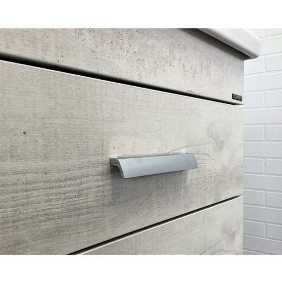 Тумба напольная с раковиной Comforty Никосия 70H 70 см, дуб белый - фото 6