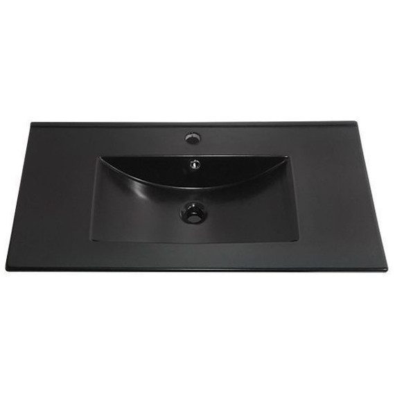 Тумба напольная с раковиной Comforty Равенна 90 см, дуб тёмно-коричневый - фото 2